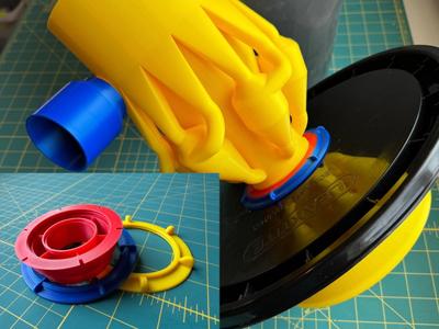 Two Stage Vacuum Dust Collector/Separator Adapter