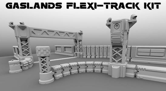 Gaslands Flexi-track wall system