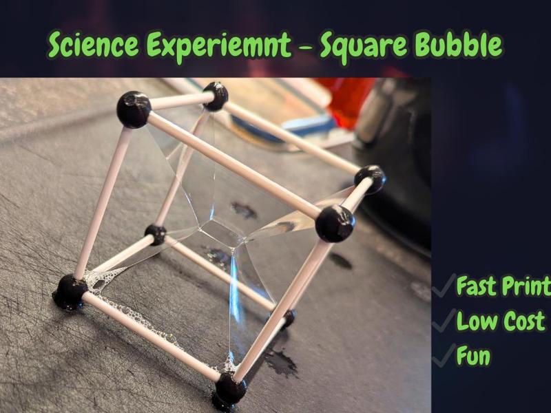 Science Experiment - Square Bubble