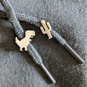 Chrome dino t-rex Beads