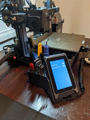Elegoo Neptune 4/4Pro & 3Plus/3Pro/3Max Left Side Screen Mount and Tool Holder