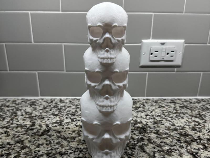 Three-Tiered Skull Stack