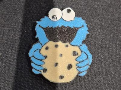 Cookie Monster keychain