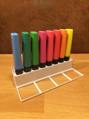 Stabilo highlighter holder 8pc. 1x4x4