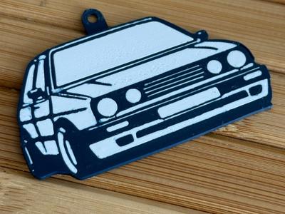 Two Golf Keychains