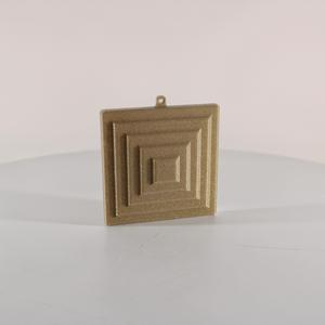 Additive Square Tree Ornament, Christmas Decor by Slimprint