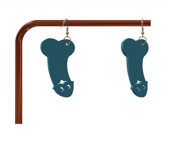 Naughty keychain / earrings