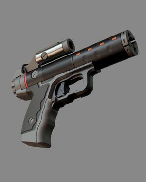 A-22B Chao Smart Pistol | Cyberpunk 2077 | 3D printable replica