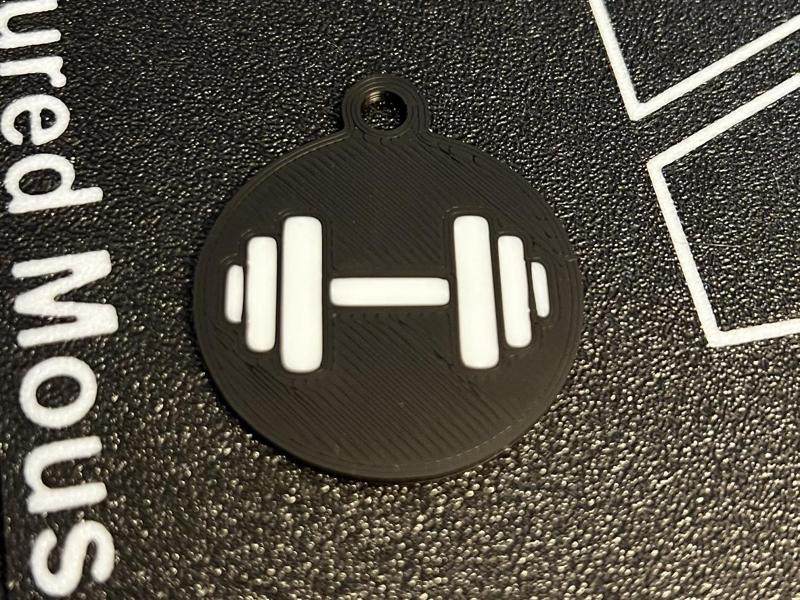 gym keychain