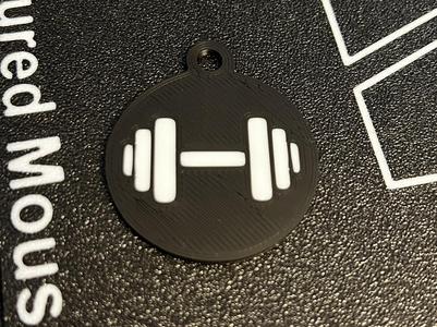 gym keychain