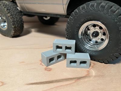 1/24 Scale Cinder Block