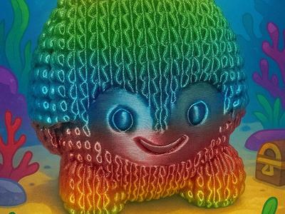 Knitted Seashell
