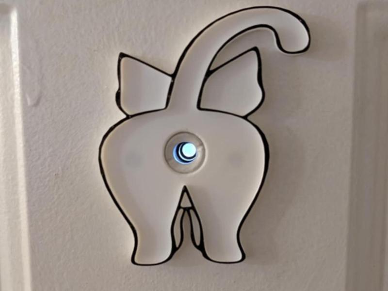 CatButt Peephole cover