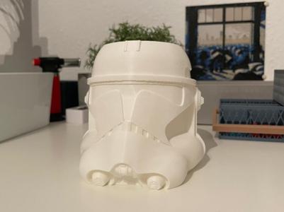 Clone Trooper Helmet Pot – Star Wars Decor