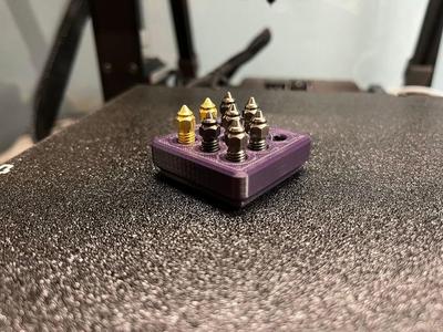 Gridfinity Extruder Nozzle Holder for Creality K1 and Ender 3 V3 KE