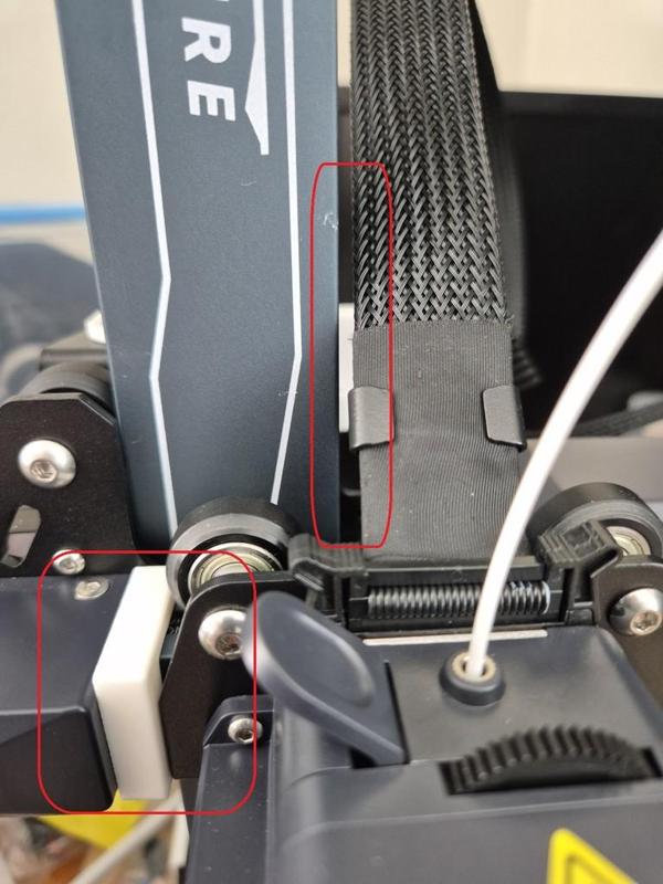 Elegoo Neptune 4 Plus (Max) head cable safety bumper