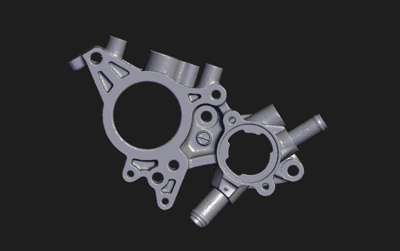 Thermostat Shell - 3D Scanned by MetroX