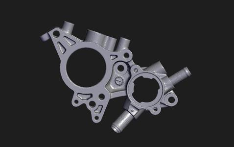Thermostat Shell - 3D Scanned by MetroX