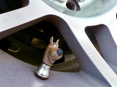 Valve Stem Caps - Scooby Doo ! 