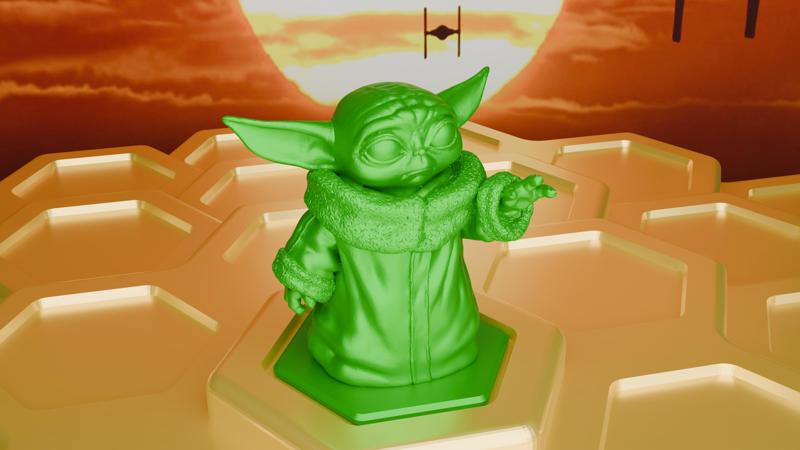 Baby Yoda Prusa balance game