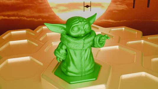 Baby Yoda Prusa balance game