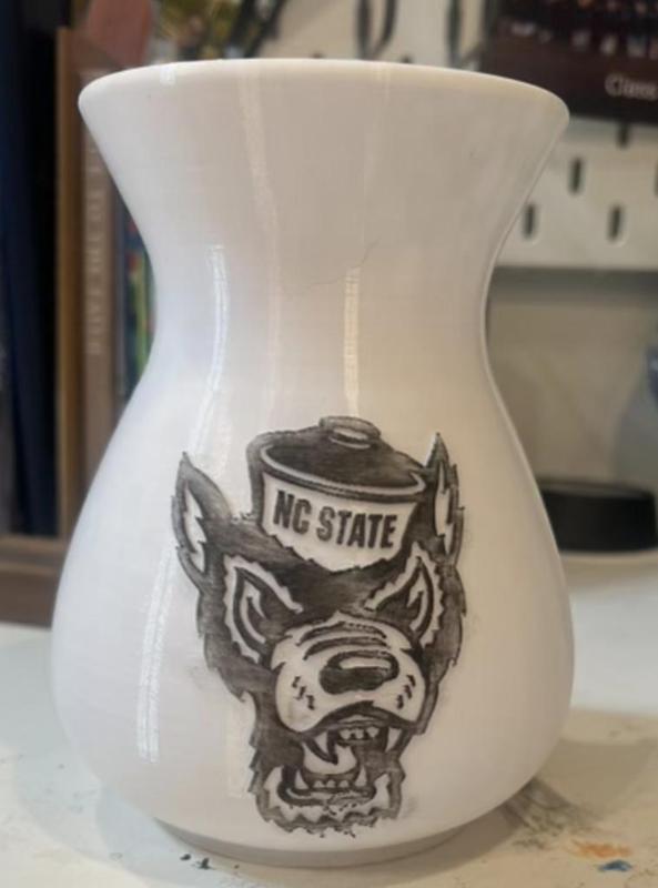 NC State Tuffy Vase
