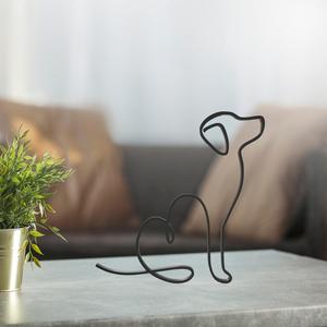 Dog Line Art, Modern, Minimalist