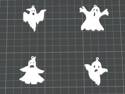 Ghost Keychains 