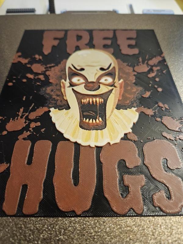 Halloween Killa Clown Free Hugs Deco