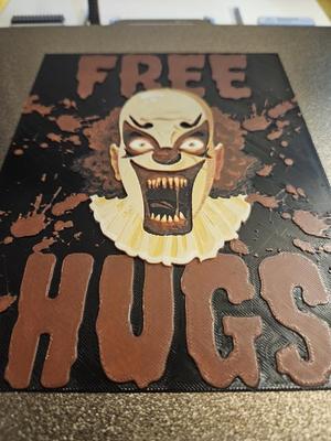 Halloween Killa Clown Free Hugs Deco