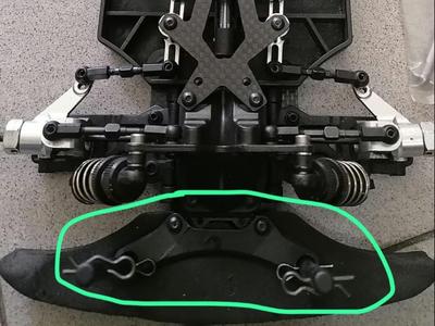 RALLY LEGEND RC BUMPER HOLDER EZRL2213 EZRL2222