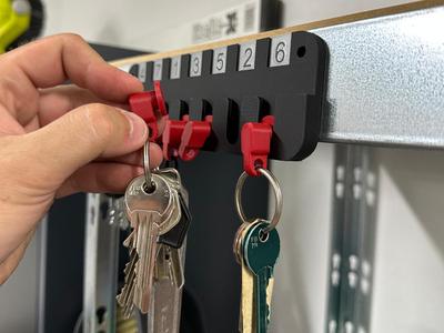 Universal key and tool rack