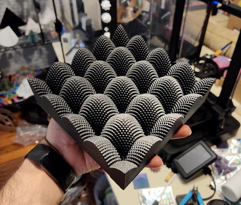 Parabolic Wave Grid Panel (#1)