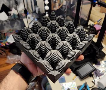 Parabolic Wave Grid Panel (#1)