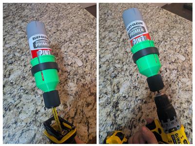 Reciprocating Saw / Drill Spray Paint Mixer