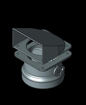 K-40 Laser 4-inch Window Exhaust Vent