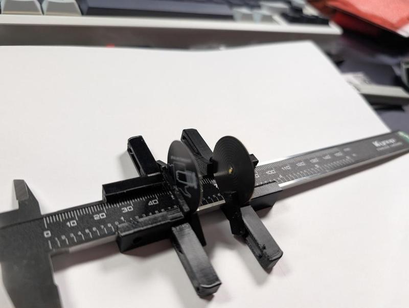 Digital Caliper Measurement Rig