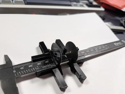 Digital Caliper Measurement Rig