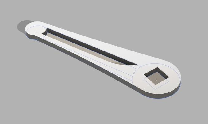 FAAC Genius G-Bat 300 Gate Piston Key