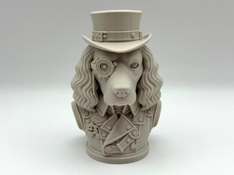 Steampunk Cocker Spaniel Bust