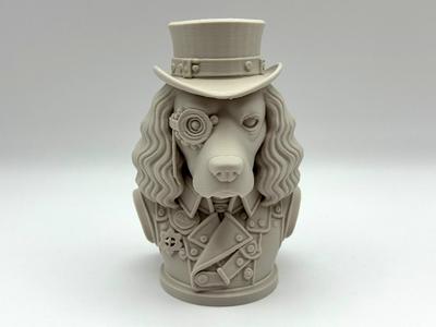 Steampunk Cocker Spaniel Bust