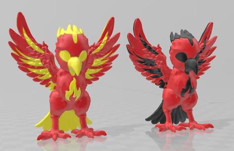 Fiery Phoenix - Single Extruder - Dual Colour