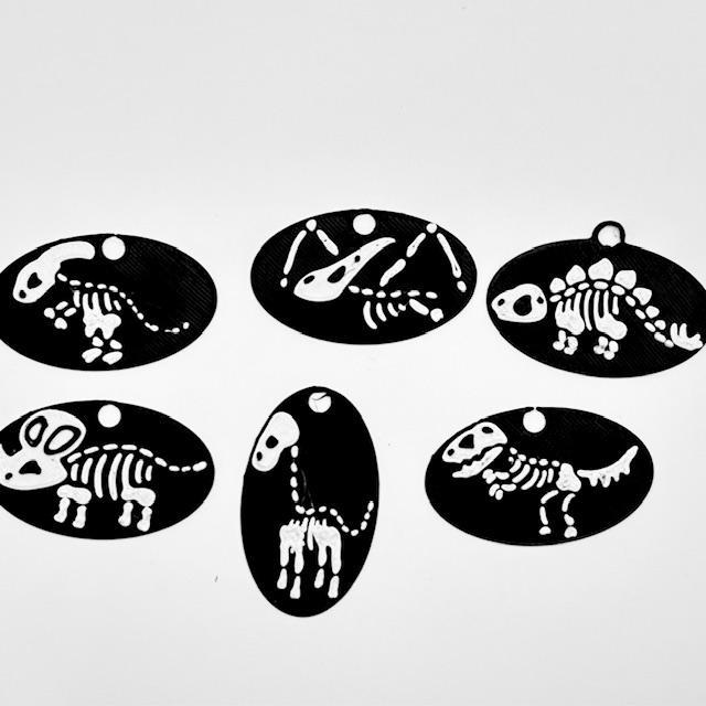 Dino Skeleton Earrings