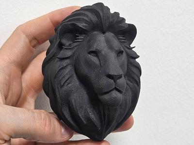 Lion head 3d wall art 
