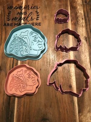 NHL - CHI Cookie Cutters and Stamps