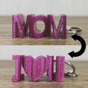 Key ring "  I love you mom " mother's day