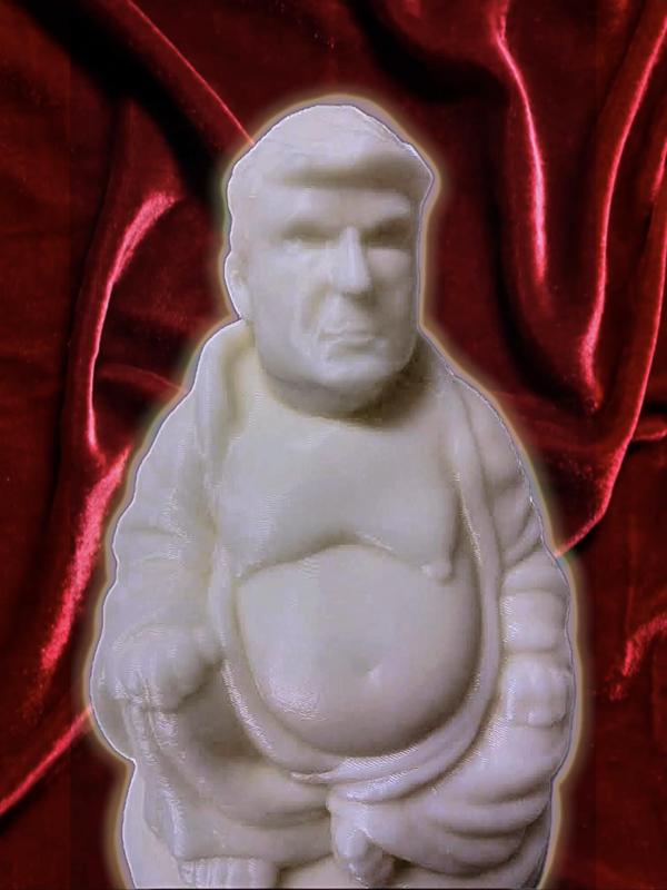 The Laughing Buddha Donald Trump Figurine 