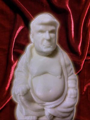 The Laughing Buddha Donald Trump Figurine 