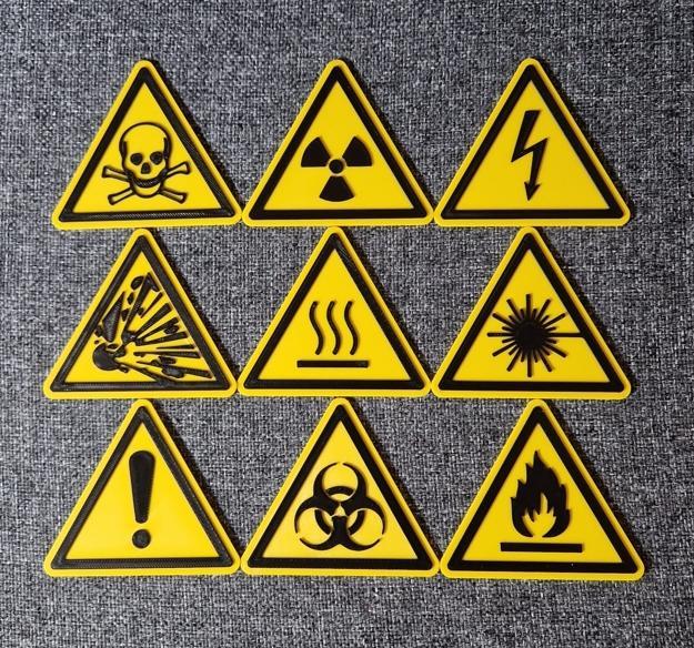 Warning Signs - Lab Style (AMS not required)