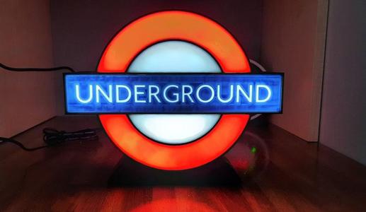 London Underground Sign Lamp